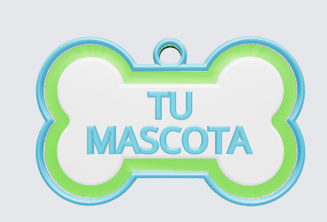 Placa tipo hueso