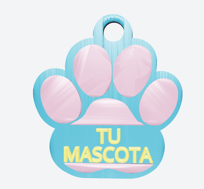 Placa tipo huella (Placa 2)