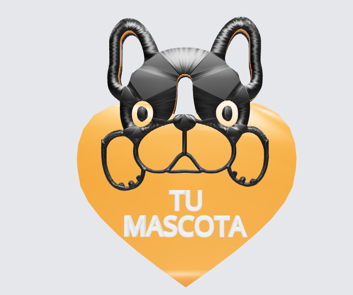 Placa tipo huella (Placa 5)